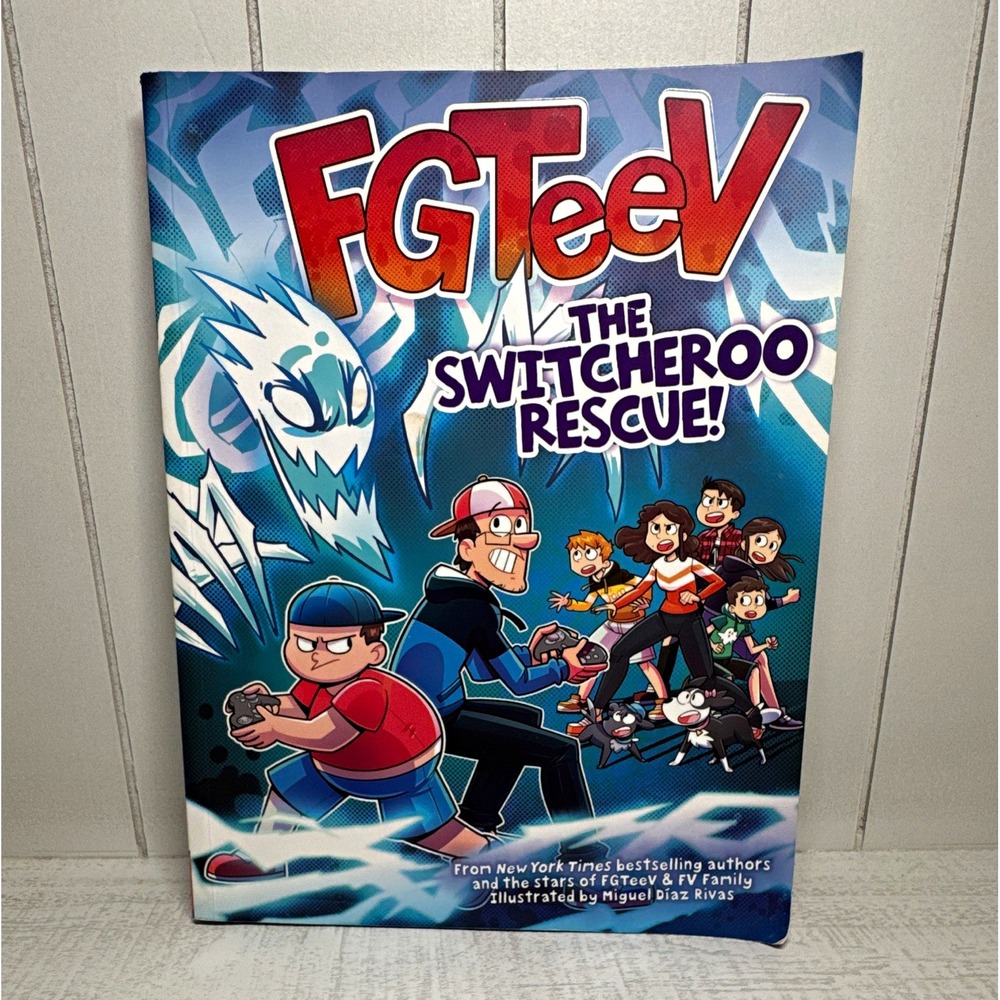 FGTeeV The Switcheroo Rescue! Hardcover Graphic Novel 2022 HarperAlley
